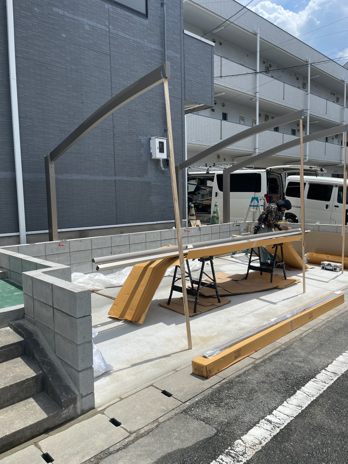 福岡外構 施工実績・施工の様子
